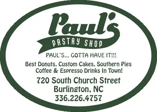Paul's Pastry Shop in Burlington, NC