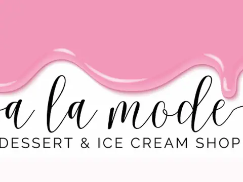 A La Mode Dessert & Ice Cream