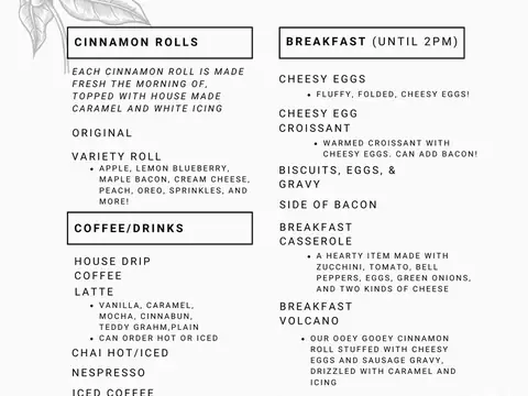 Ooey Gooey Cinnamon Rolls and Cafe in Nashville, IN