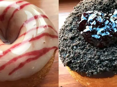 Purple Glaze Donuts etc.