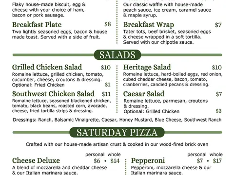 The Heritage Table in Nickelsville, VA
