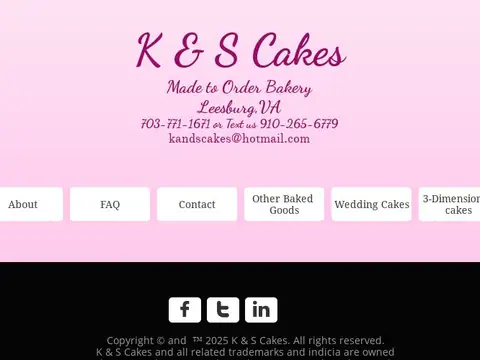 K & S Cakes