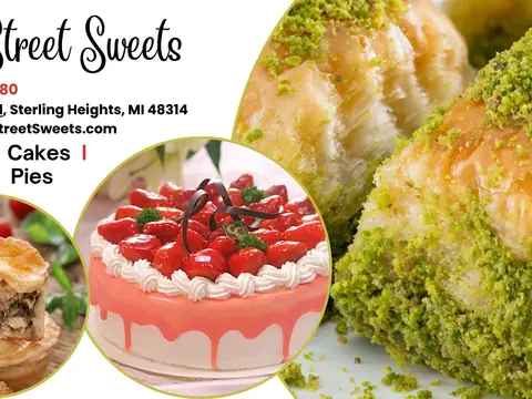 Rawaa Street Sweets Baklava and Cakes in Sterling Heights, MI