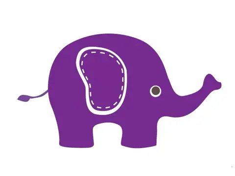 Purple Elephant Cakes