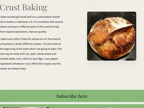 Crust Baking