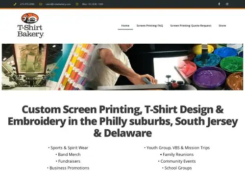 T-Shirt Bakery in Media, PA