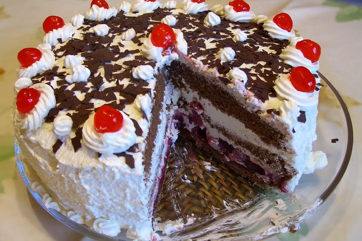 Black Forest gateau — illustrative photo